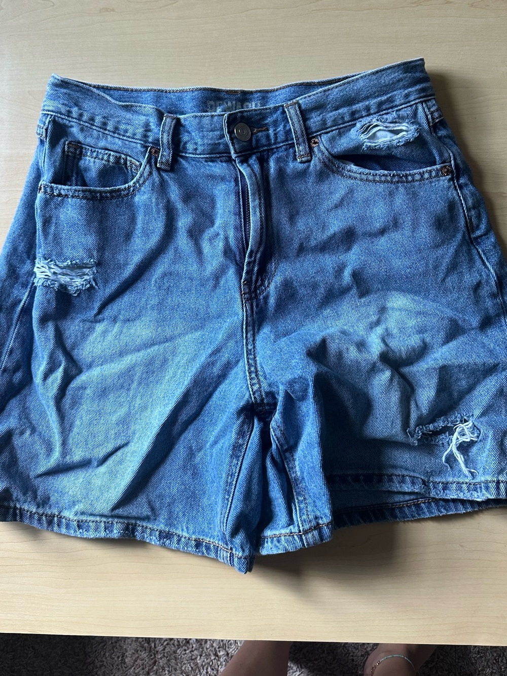 Rewash Light Blue Denim Shorts